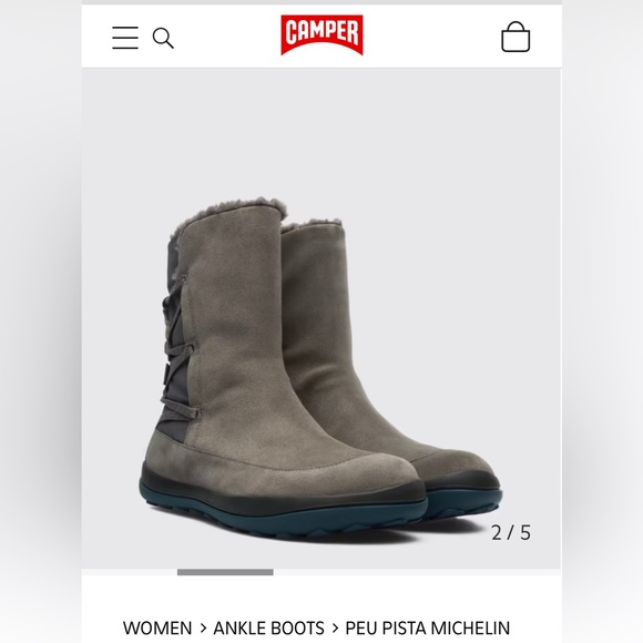 Camper PEU PISTA Michelin Ankle Boots - Picture 3 of 11